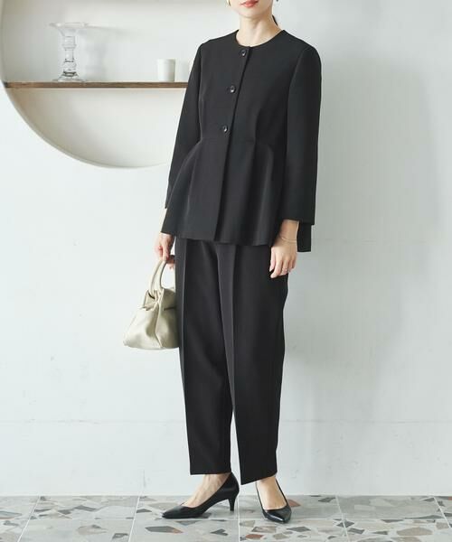 URBAN RESEARCH / アーバンリサーチ ノーカラージャケット | ノーカラーペプラムジャケット | 詳細17