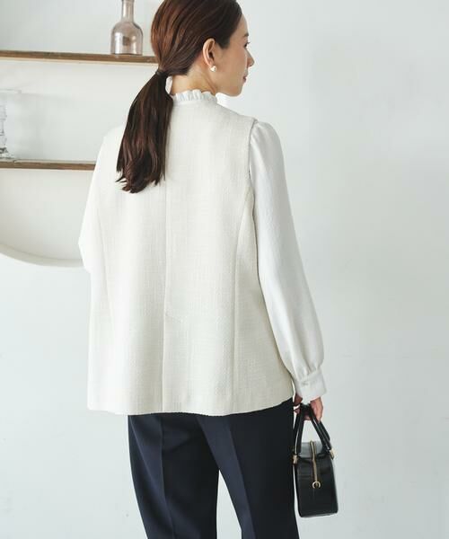 URBAN RESEARCH / アーバンリサーチ その他アウター | ノーカラーツイードジレ | 詳細3