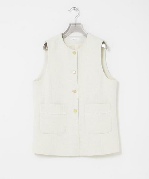 URBAN RESEARCH / アーバンリサーチ その他アウター | ノーカラーツイードジレ | 詳細8