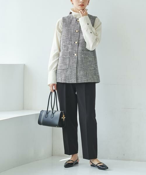 URBAN RESEARCH / アーバンリサーチ その他アウター | ノーカラーツイードジレ | 詳細15