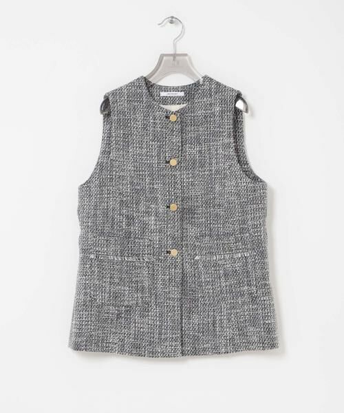 URBAN RESEARCH / アーバンリサーチ その他アウター | ノーカラーツイードジレ | 詳細17