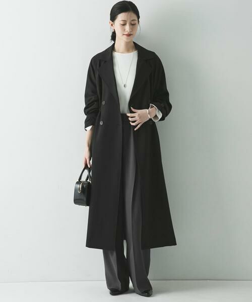 URBAN RESEARCH / アーバンリサーチ トレンチコート | 『撥水/UVカット』ドロストトレンチコート（ブラック）
