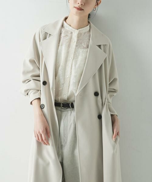 URBAN RESEARCH / アーバンリサーチ トレンチコート | 『撥水/UVカット』ドロストトレンチコート | 詳細12