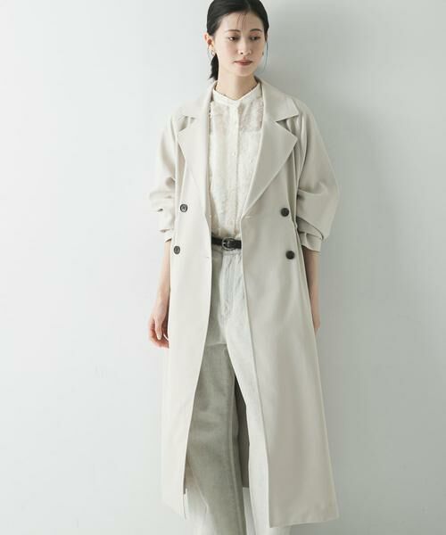 URBAN RESEARCH / アーバンリサーチ トレンチコート | 『撥水/UVカット』ドロストトレンチコート | 詳細16