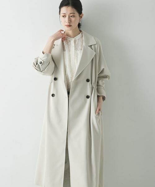 URBAN RESEARCH / アーバンリサーチ トレンチコート | 『撥水/UVカット』ドロストトレンチコート（ライトグレー）