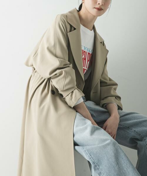 URBAN RESEARCH / アーバンリサーチ トレンチコート | 『撥水/UVカット』ドロストトレンチコート | 詳細27