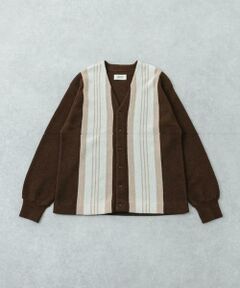 URBAN RESEARCH / アーバンリサーチ カーディガン・ボレロ | UNDYED ALPACA STRIPE CARDIGAN