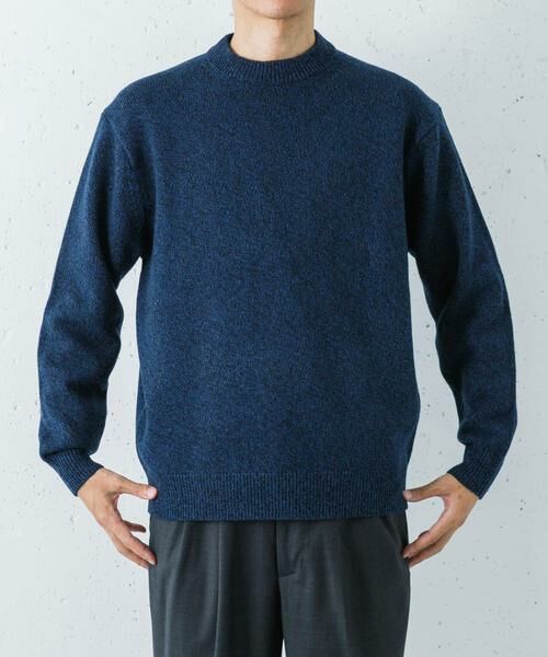 URBAN RESEARCH / アーバンリサーチ ニット・セーター | MIX MOULINE CREW-NECK KNIT | 詳細3