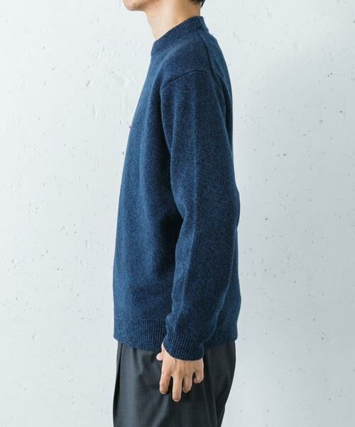 URBAN RESEARCH / アーバンリサーチ ニット・セーター | MIX MOULINE CREW-NECK KNIT | 詳細4