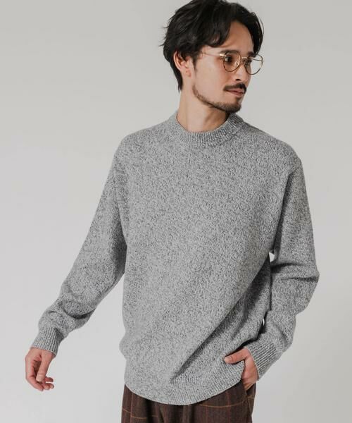 URBAN RESEARCH / アーバンリサーチ ニット・セーター | MIX MOULINE CREW-NECK KNIT | 詳細11