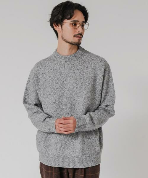 URBAN RESEARCH / アーバンリサーチ ニット・セーター | MIX MOULINE CREW-NECK KNIT | 詳細12