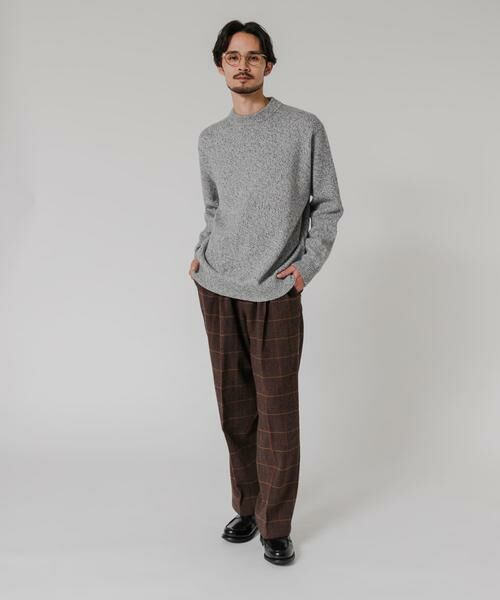 URBAN RESEARCH / アーバンリサーチ ニット・セーター | MIX MOULINE CREW-NECK KNIT | 詳細13