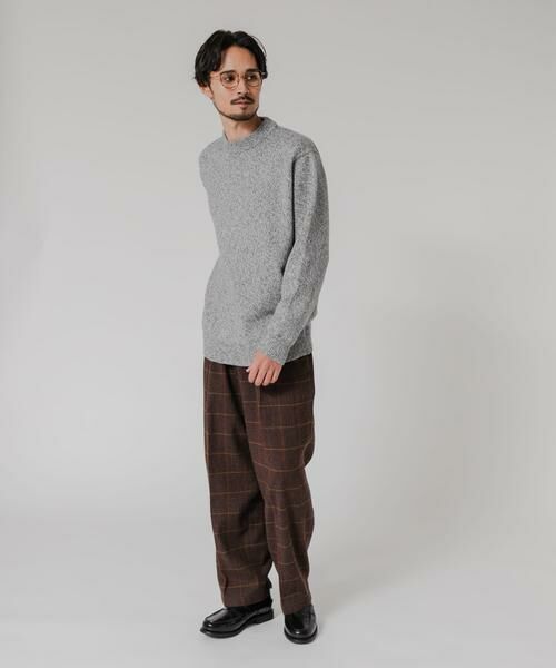 URBAN RESEARCH / アーバンリサーチ ニット・セーター | MIX MOULINE CREW-NECK KNIT | 詳細14