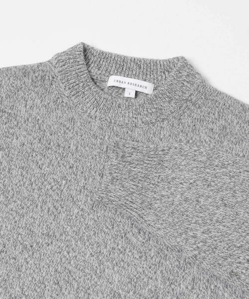 URBAN RESEARCH / アーバンリサーチ ニット・セーター | MIX MOULINE CREW-NECK KNIT | 詳細17