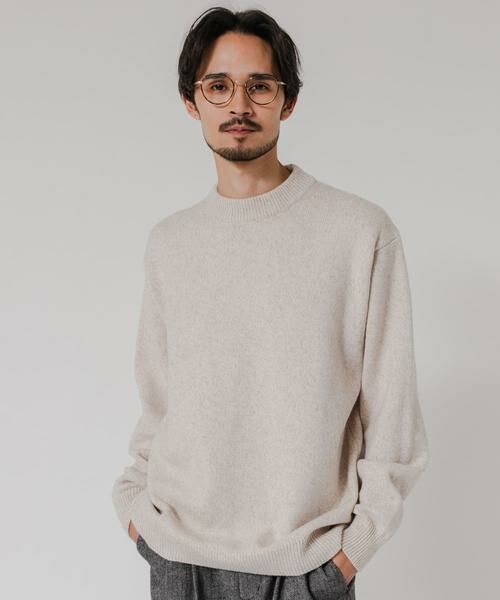 URBAN RESEARCH / アーバンリサーチ ニット・セーター | MIX MOULINE CREW-NECK KNIT | 詳細20