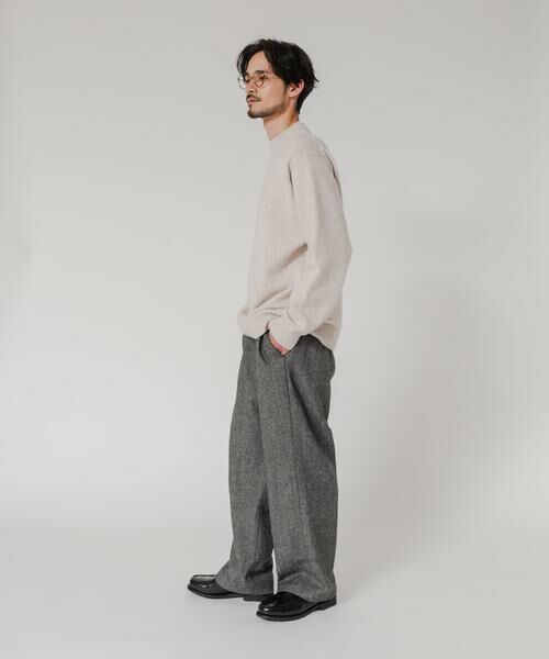 URBAN RESEARCH / アーバンリサーチ ニット・セーター | MIX MOULINE CREW-NECK KNIT | 詳細25