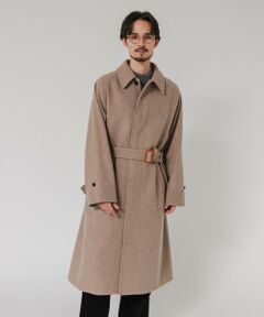 URBAN RESEARCH / アーバンリサーチ ステンカラーコート | WOOL BEAVER BELTED COAT