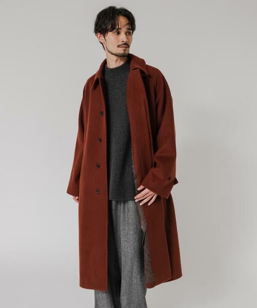 URBAN RESEARCH / アーバンリサーチ ステンカラーコート | WOOL BEAVER BELTED COAT | 詳細2