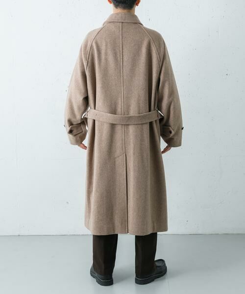 URBAN RESEARCH / アーバンリサーチ ステンカラーコート | WOOL BEAVER BELTED COAT | 詳細23