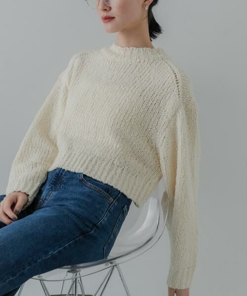 URBAN RESEARCH / アーバンリサーチ ニット・セーター | バルキーブークレニット | 詳細15
