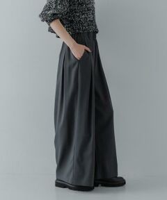 URBAN RESEARCH / アーバンリサーチ その他パンツ | ストレッチタックギャザーワイドパンツ