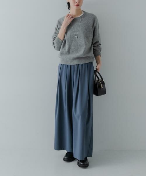 URBAN RESEARCH / アーバンリサーチ その他パンツ | ストレッチタックギャザーワイドパンツ | 詳細4