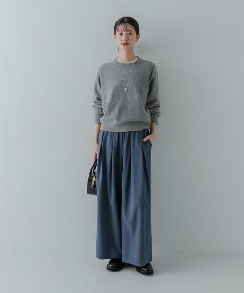 URBAN RESEARCH / アーバンリサーチ その他パンツ | ストレッチタックギャザーワイドパンツ | 詳細5