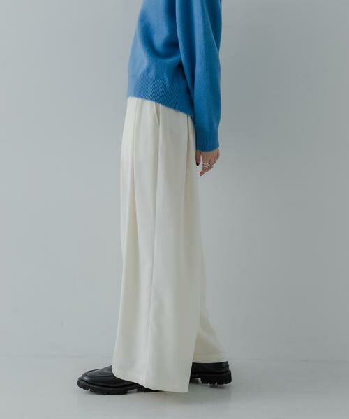 URBAN RESEARCH / アーバンリサーチ その他パンツ | ストレッチタックギャザーワイドパンツ | 詳細15