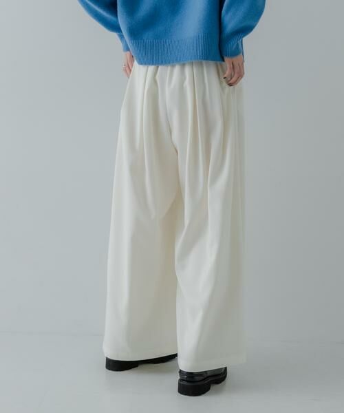 URBAN RESEARCH / アーバンリサーチ その他パンツ | ストレッチタックギャザーワイドパンツ | 詳細16