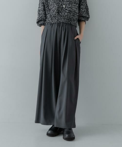 URBAN RESEARCH / アーバンリサーチ その他パンツ | ストレッチタックギャザーワイドパンツ | 詳細25