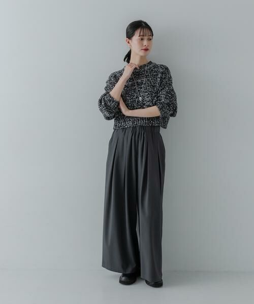 URBAN RESEARCH / アーバンリサーチ その他パンツ | ストレッチタックギャザーワイドパンツ | 詳細27