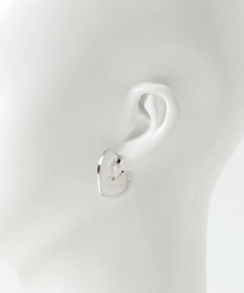 URBAN RESEARCH / アーバンリサーチ ピアス・イヤリング | PLOW　Hug Heart Hoop Pierce M | 詳細2