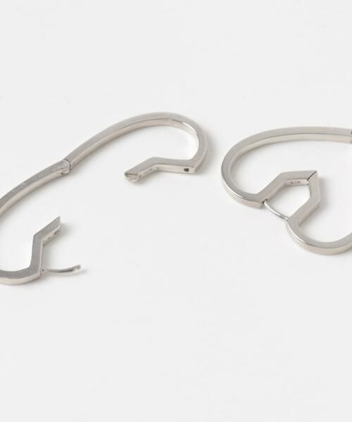 URBAN RESEARCH / アーバンリサーチ ピアス・イヤリング | PLOW　Hug Heart Hoop Pierce M | 詳細3