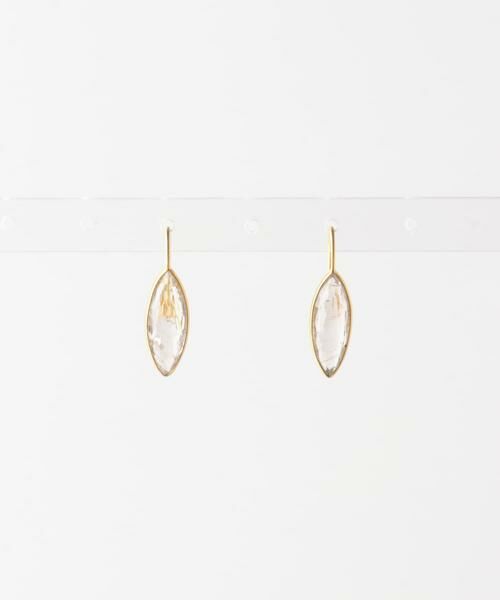 URBAN RESEARCH / アーバンリサーチ ピアス・イヤリング | LA SOEUR　マーキスフックピアス（クリア）