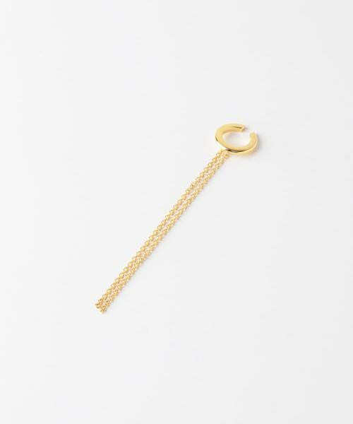 URBAN RESEARCH / アーバンリサーチ ピアス・イヤリング | LA SOEUR　ドロップチェーンイヤカフ（ゴールド）