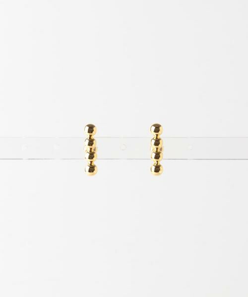 URBAN RESEARCH / アーバンリサーチ ピアス・イヤリング | LA SOEUR　4ボールバーピアス（ゴールド）