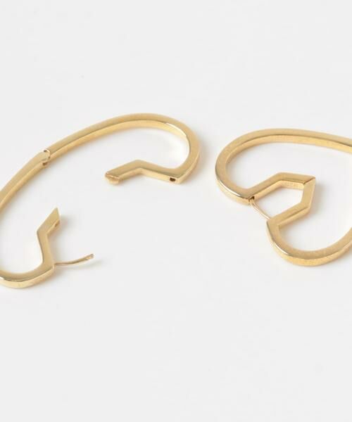 URBAN RESEARCH / アーバンリサーチ ピアス・イヤリング | PLOW　Hug Heart Hoop Pierce M | 詳細3