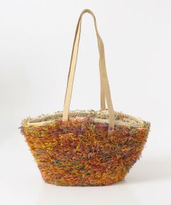 URBAN RESEARCH / アーバンリサーチ かごバック | KECH LeS ESSENTIELS　RAFFIA FRINGE 2WAY BAG