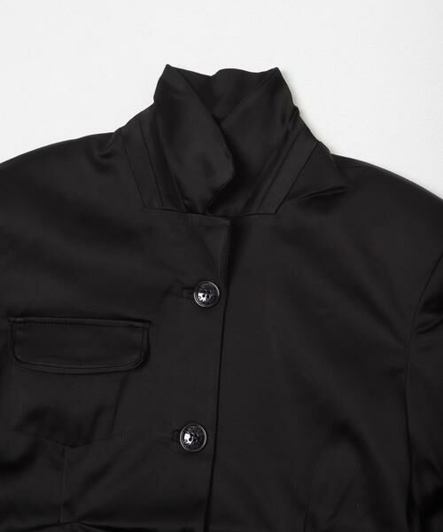 URBAN RESEARCH / アーバンリサーチ その他アウター | GANNI　Satin Draped Blazer | 詳細2