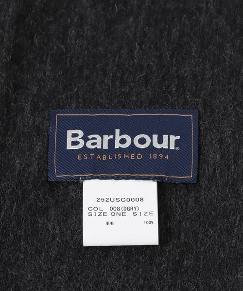 URBAN RESEARCH / アーバンリサーチ マフラー・ショール・スヌード・ストール | Barbour　plain lambswool scarf | 詳細10
