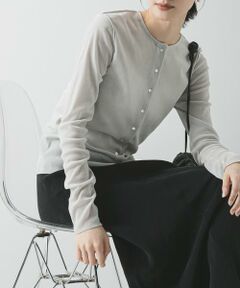 URBAN RESEARCH / アーバンリサーチ カーディガン・ボレロ | シアーフロッキーコンパクトカーディガン