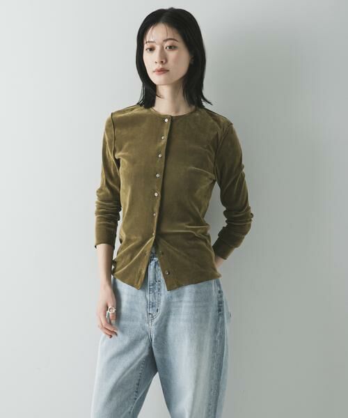 URBAN RESEARCH / アーバンリサーチ カーディガン・ボレロ | シアーフロッキーコンパクトカーディガン | 詳細5
