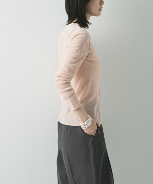 URBAN RESEARCH / アーバンリサーチ カーディガン・ボレロ | シアーフロッキーコンパクトカーディガン | 詳細12