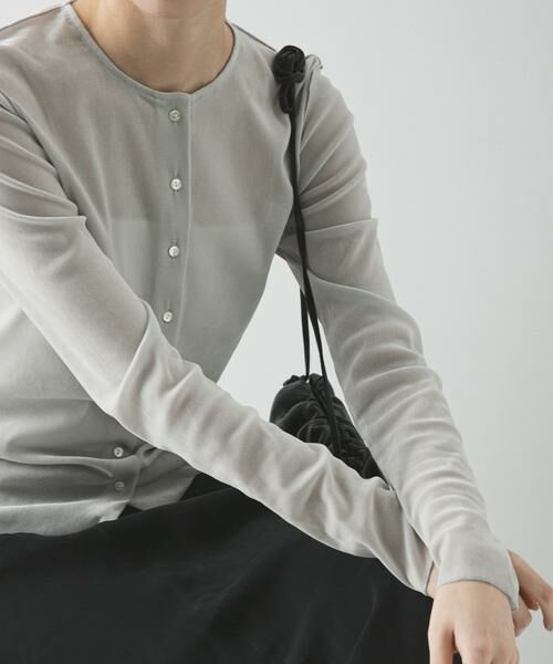 URBAN RESEARCH / アーバンリサーチ カーディガン・ボレロ | シアーフロッキーコンパクトカーディガン | 詳細18