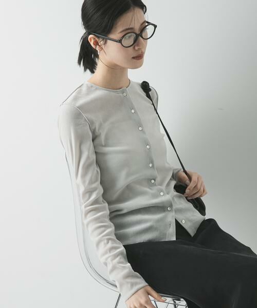 URBAN RESEARCH / アーバンリサーチ カーディガン・ボレロ | シアーフロッキーコンパクトカーディガン | 詳細19