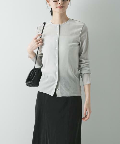 URBAN RESEARCH / アーバンリサーチ カーディガン・ボレロ | シアーフロッキーコンパクトカーディガン | 詳細20