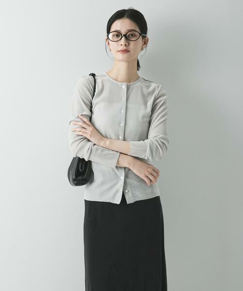 URBAN RESEARCH / アーバンリサーチ カーディガン・ボレロ | シアーフロッキーコンパクトカーディガン | 詳細22