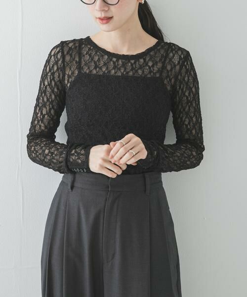 URBAN RESEARCH / アーバンリサーチ Tシャツ | ストレッチレーストップス | 詳細13