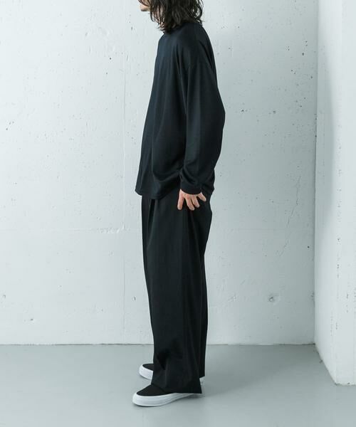 URBAN RESEARCH / アーバンリサーチ Tシャツ | 『洗濯可』new basic　WASHABLE MERINO WOOL LONG-SLEEVE | 詳細6
