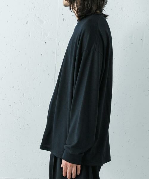 URBAN RESEARCH / アーバンリサーチ Tシャツ | 『洗濯可』new basic　WASHABLE MERINO WOOL LONG-SLEEVE | 詳細8